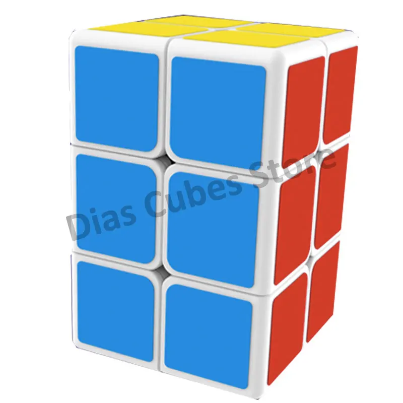 QiYi MoFangGe 2x2x3 волшебный куб черный/белый 223 черный/белый скоростной куб головоломка забавные игрушки - Цвет: White