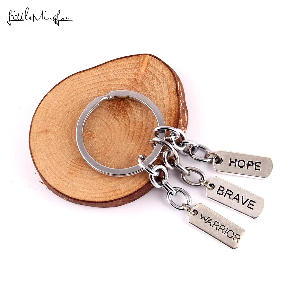 Little MingLou warrior hope and brave charms мужской брелок с подвеской Пряжка для ключей женщин