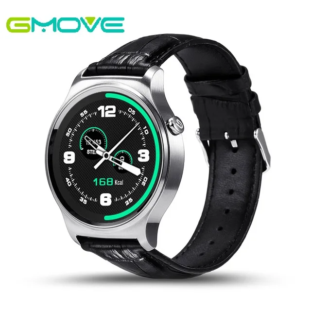 Умные часы GMOVE GW01 MTK 2502C Bluetooth звонки напрямую 1 3 IPS полный круглый экран