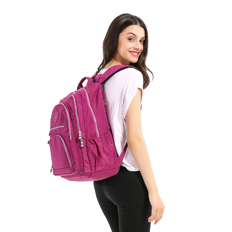 TEGAOTE 2 шт./компл. школьный рюкзак для девочек-подростков Mochila Feminina Для женщин рюкзаки нейлон Повседневное ноутбук чехол-сумка для телефона кошелек женский
