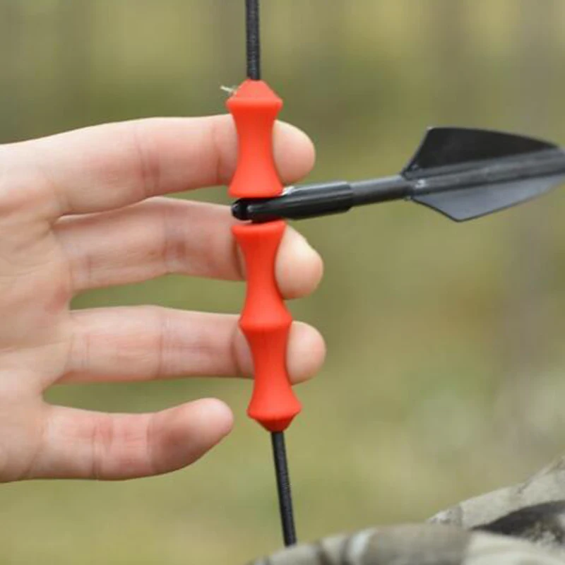 1 комплект Стрельба Из Лука силиконовый палец цель изогнутый Bowstring Saver мягкий