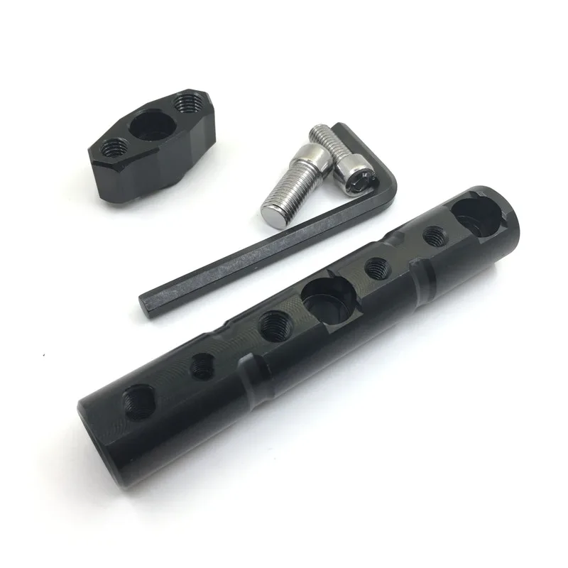 Yecnecty алюминиевое зеркало для мотоцикла 10 мм крепление скутера противотуманный светильник Удлинительный