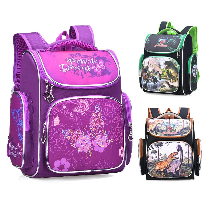 Школьные сумки с принтом бабочки для девочек Детский рюкзак начальной школы в