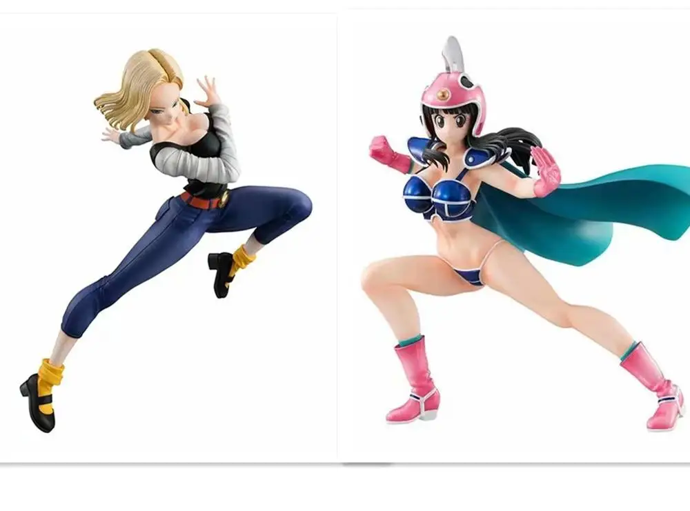 Dragon Z Gals Youth Fighting Edition CHI vs ANDROID NO.18 Ver.IV статуя из ПВХ Коллекционная игрушка