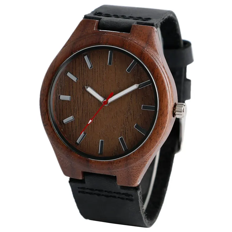 Крутые дизайнерские часы из натурального дерева новые деревянные наручные
