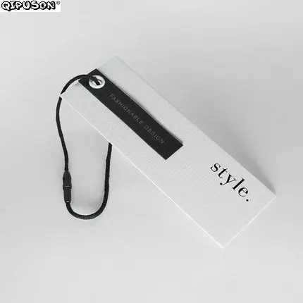 PK012 бирка на заказ брендовая одежда Тисненая Бумага висячая Золотая фольга два