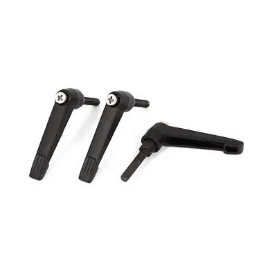 

M5x25mm Thread 50mm Long Lever Lathe Machinery Adjustable Clamping Handle 3pcs