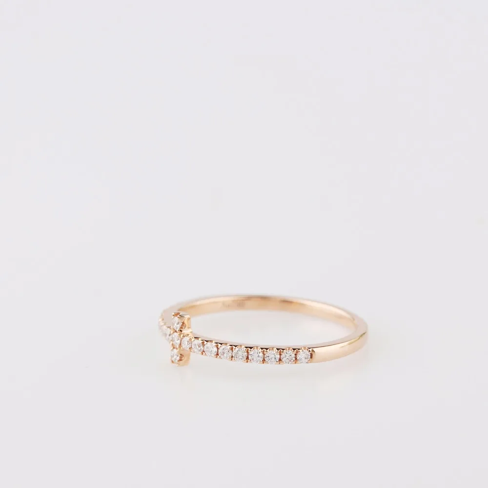 Женское Обручальное Кольцо LASAMERO винтажное Золотое кольцо круглой формы в стиле