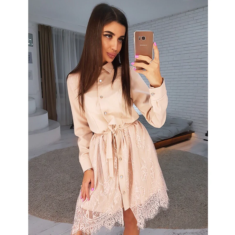 Женские сексуальные пояса кружева лоскутное вечерние платья дамы длинный рукав