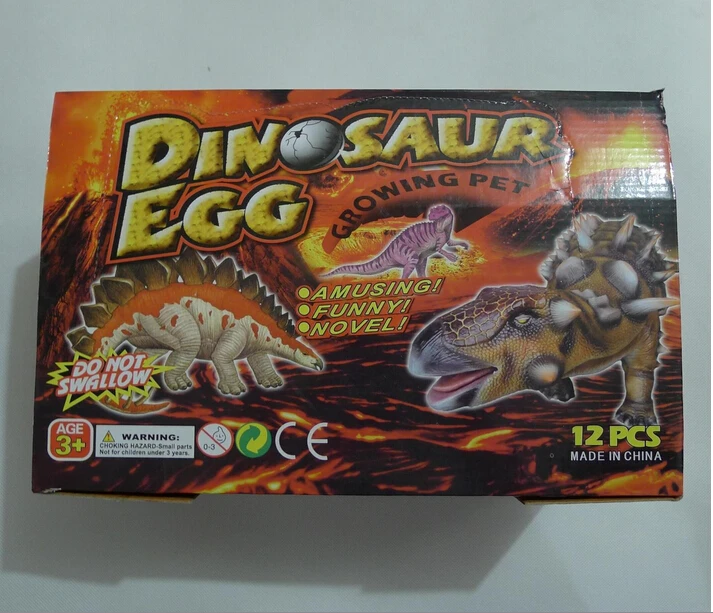 6 шт. супер большие новые Яйца динозавра для вылупивания воды маленькие трещины