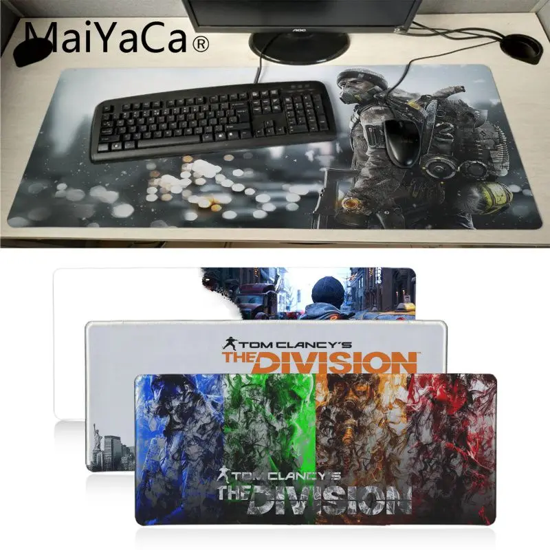 Резиновая мышь Maiyaca Cool tom clancy's the division прочный Настольный коврик для мыши Лидер