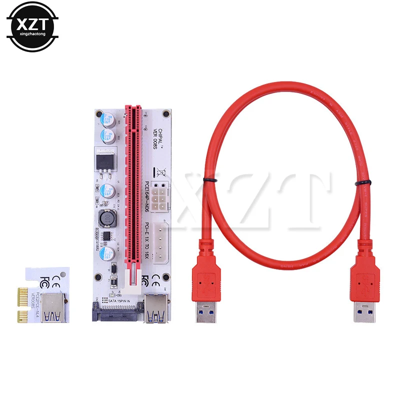 Удлинительный кабель-слот M.2 NGFF PCI-E X16 карта передачи данных sata 6 контактов 4