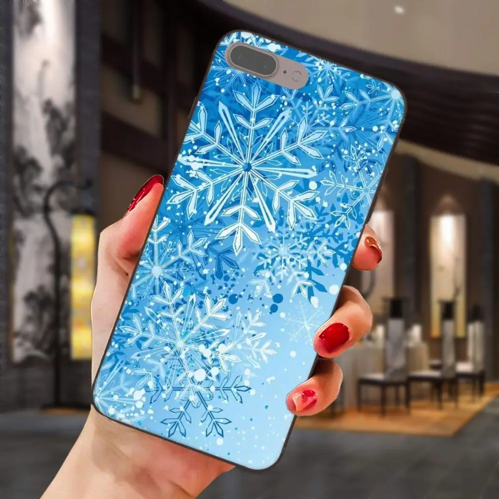Мягкий чехол для телефона samsung Galaxy A3 A5 A6 A6s A7 A8 A9 Star Plus, черный, Рождественский, снежинка, олень, год