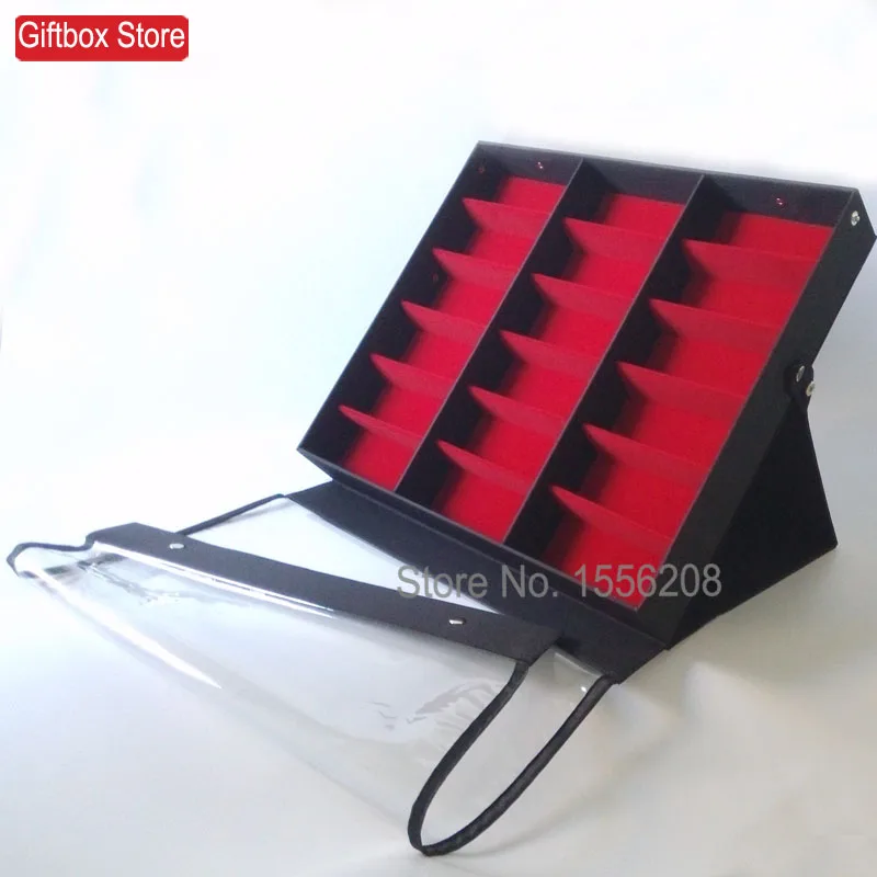 Органайзер для хранения очков солнцезащитных ювелирных изделий 18 ячеек | Дом и