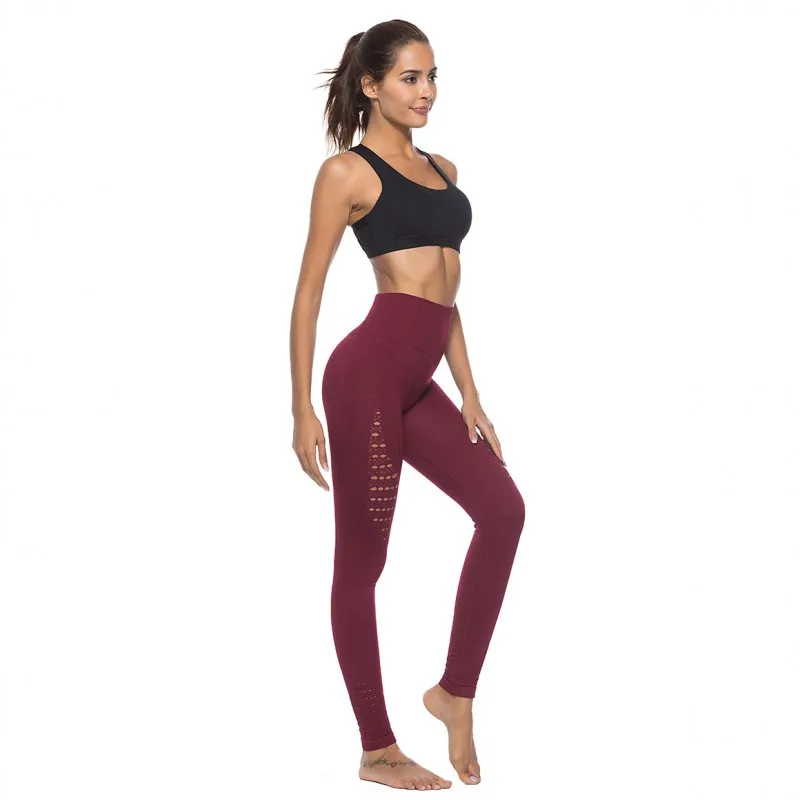 SeamlessMesh леггинсы с высокой талией Женская Спортивная одежда ДЛЯ ФИТНЕССА костюм