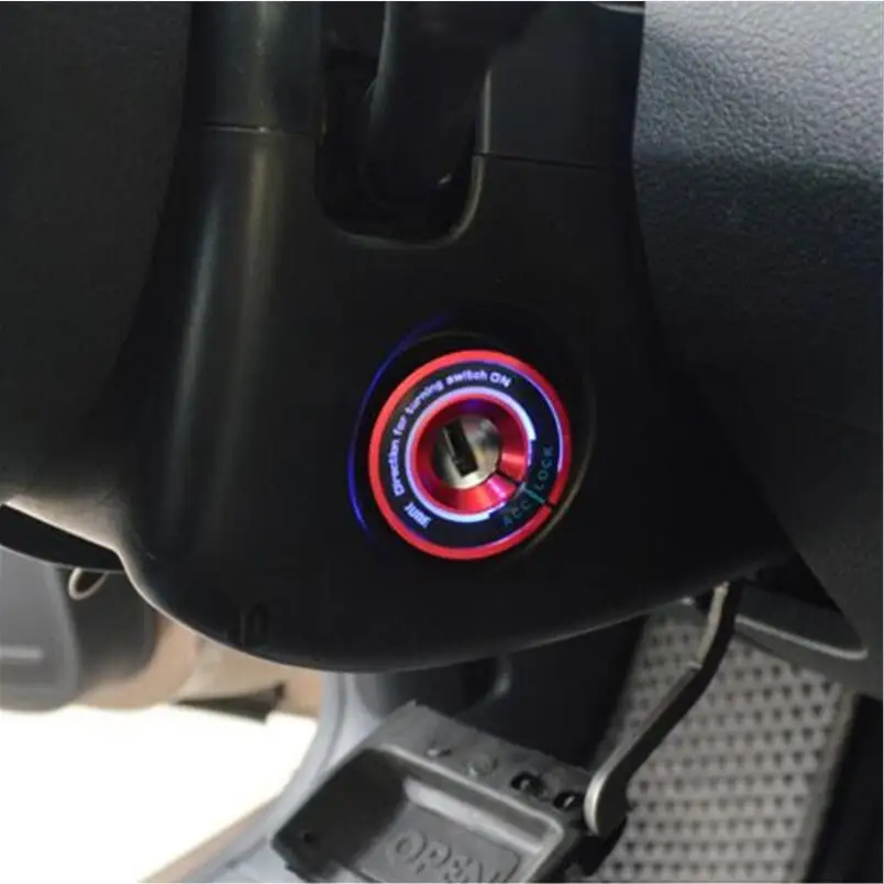 Автомобильный Стайлинг чехол со светодиодным кольцом брелком для AUDI A1 A3 Q3 TT VW Jetta