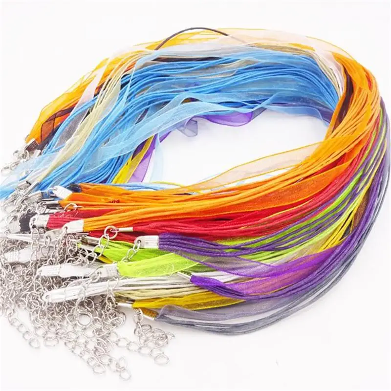 2017 20 шт. ремешок для ожерелья пряжка подвеска ювелирные аксессуары ленты шнурок с