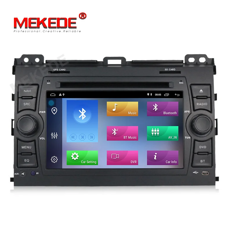 Новое поступление! Mekede android 9,1 Автомобильная Мультимедийная система для Toyota Prado 120 2004-2009 с 2 Гб+ 32 ГБ gps навигация радио плеер