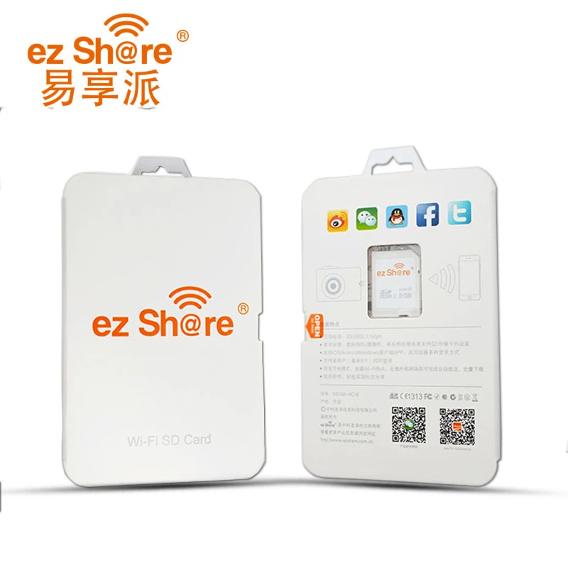 SD-карта EZ share 8 ГБ 16 беспроводная Wi-Fi 32 класс 10 SDHC бесплатная доставка | Компьютеры и