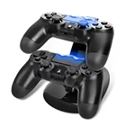 Зарядная док-станция для двух геймпадов, USB, для Sony Playstation 4, PS4