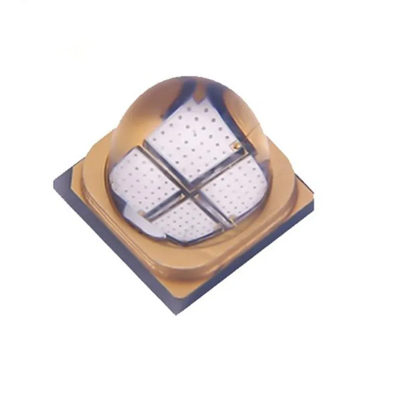 10 шт. 3 Вт 10 Вт светодиодный SMD3535 6565 чип УФ 365nm 395nm высокомощный светильник из бисера керамическая основа кварцевая стеклянная линза медицинская