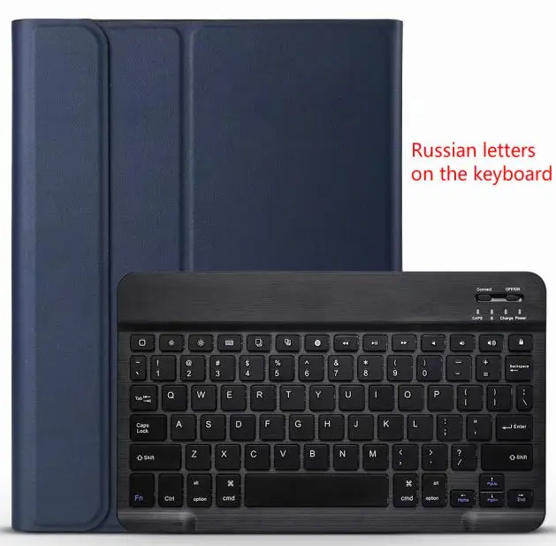 Съемный беспроводной чехол с клавиатурой Bluetooth для huawei MediaPad M5 Lite 10 BAH2-L09/W19 DL-AL09 10,1 ''чехол с подставкой+ чехол - Цвет: Russian letters