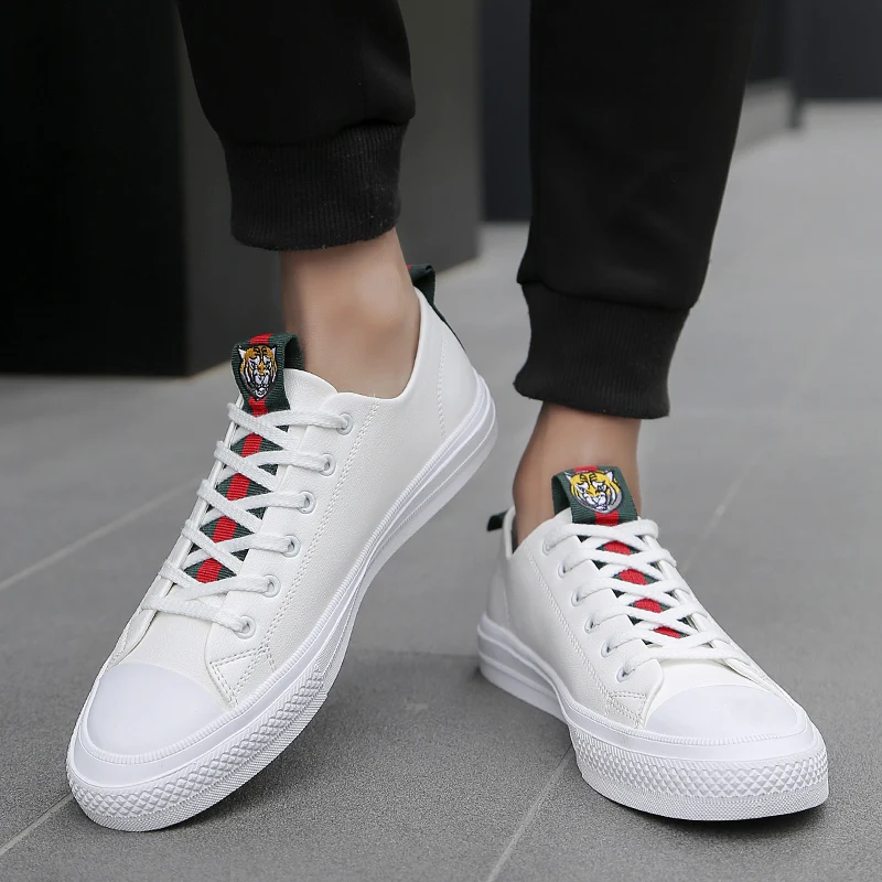 Mens Casual Shoes Fashion Leather for Male Comfortable Loafers Spring Autumn Summer Men's Flat Footwear Dropshipping | Обувь