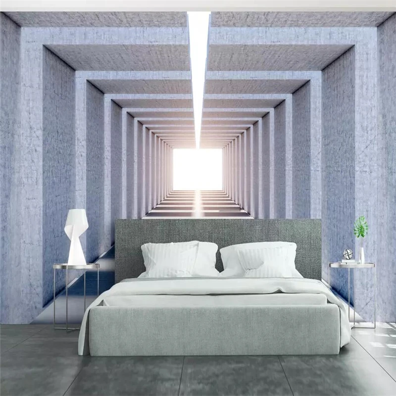 Decorative wallpaper 3D three-dimensional future space abstract modern background wall paintings | Обустройство дома