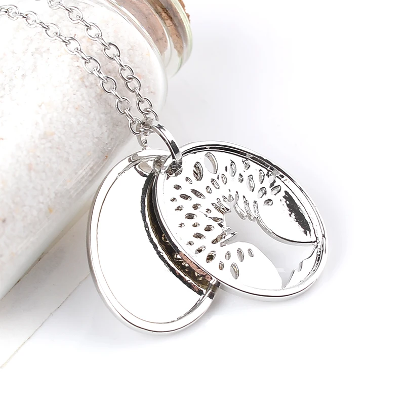 Ожерелье с подвеской в виде таблицы надписью на английском языке|tree of life|necklace