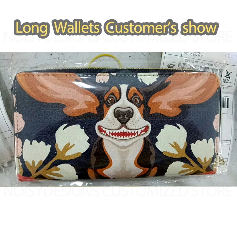 

Noisydesigns Leather Wallet Women Clutch Phone Pocket Travel Card Holder Art Afro Lady Print Cartoon Designe Coin Purse Handbags