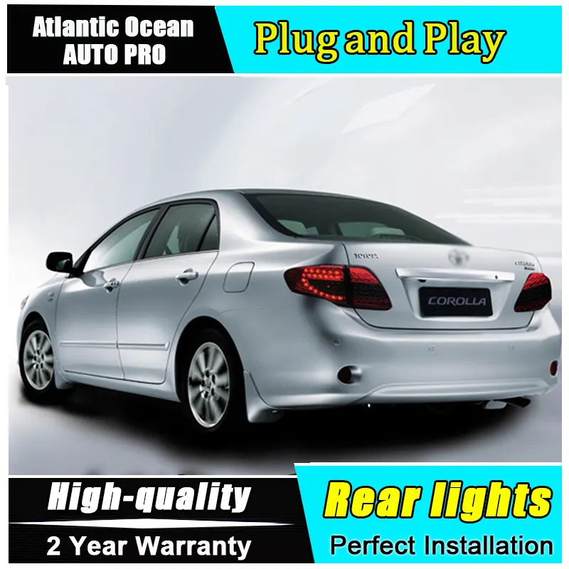 A &amp T Автомобильный Стайлинг для Toyota задние габаритные огни на Corolla 2007-2010 Altis