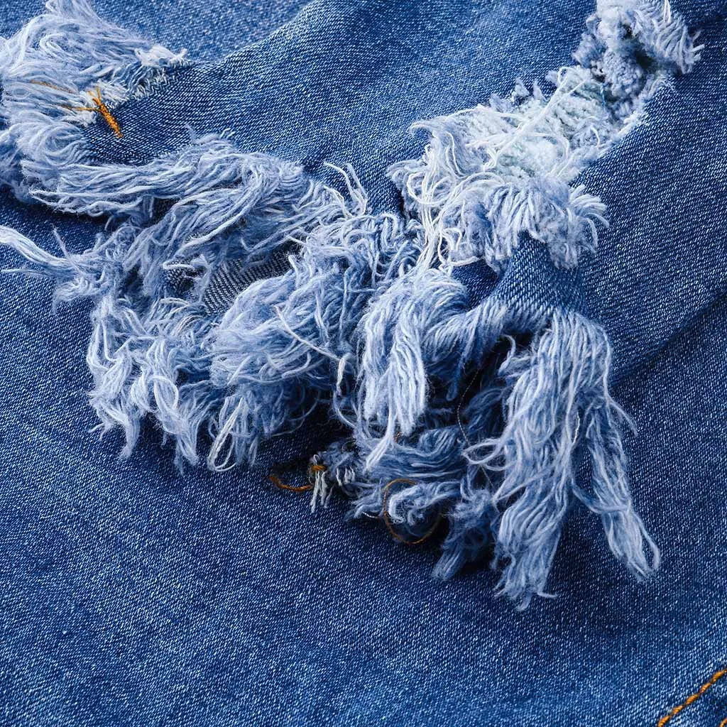 

2019 Women Jeans Denim Hole Female High Waist Stretch Slim Sexy Pencil Pants Ripped Jeans For Women Vaqueros Mujer 6.26