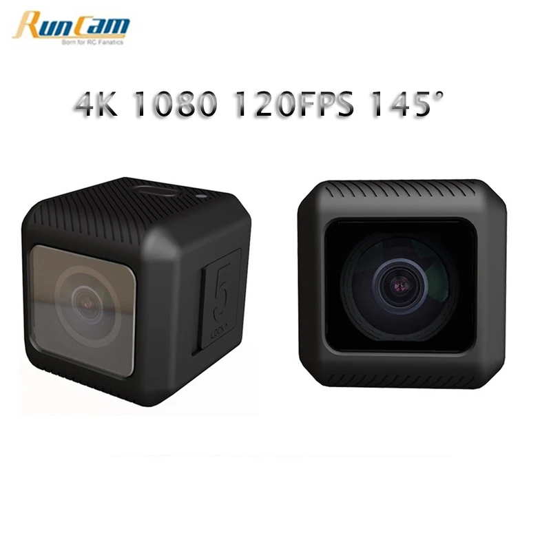 RunCam 5 12MP 56g Самая маленькая 4K HD Запись 145 градусов NTSC/PAL 16:9/4:3 переключаемая