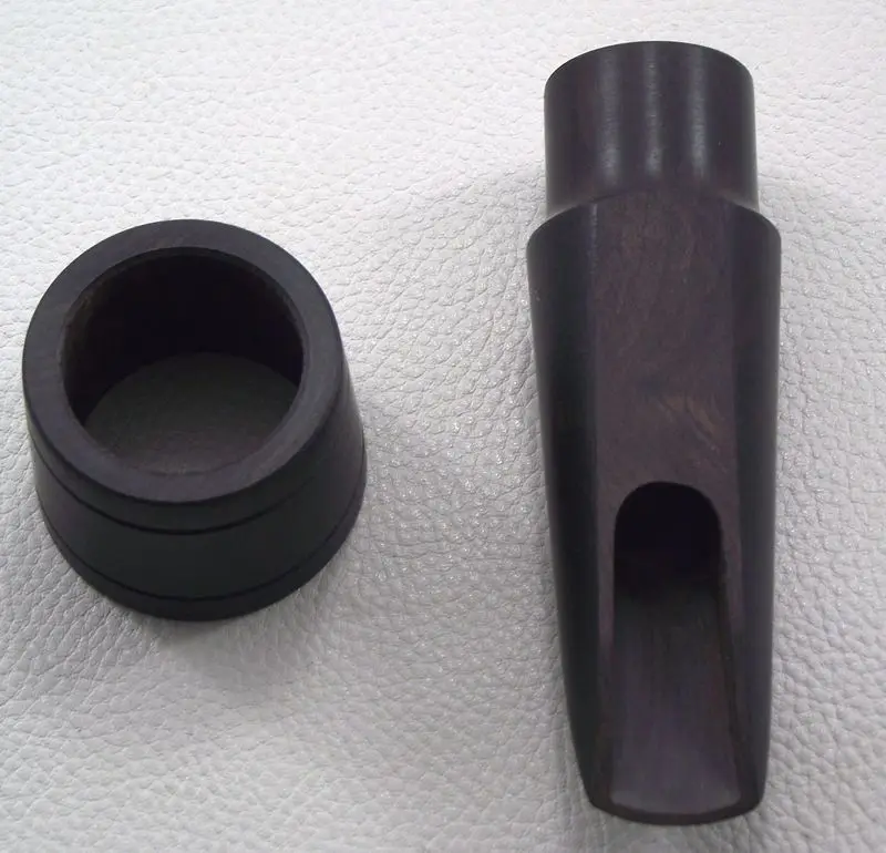 Эбенового дерева мундштук саксофона сопрано и Лигатура качественный материал