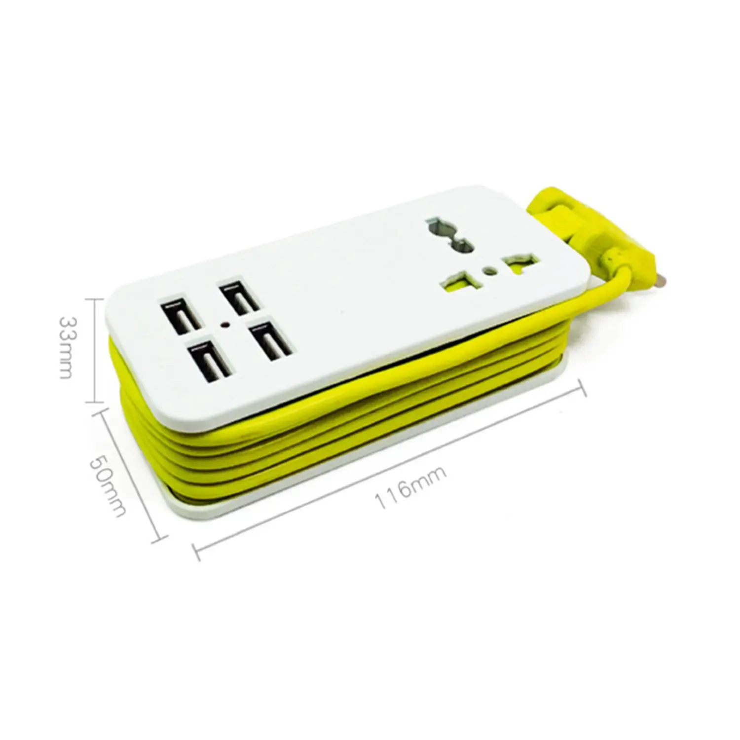 SHGO-удлинитель электрическая розетка портативные зарядные порты USB дорожный