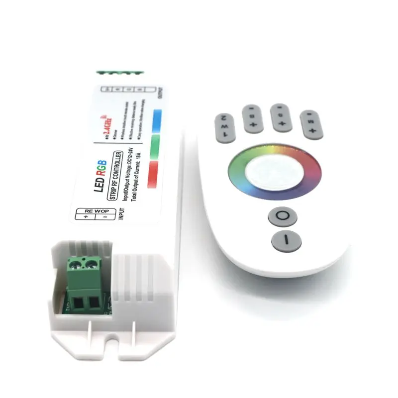 Панель сенсорного экрана с диммером 12 В 24 18 А 4 зоны 2 4G RF RGB контроллер для