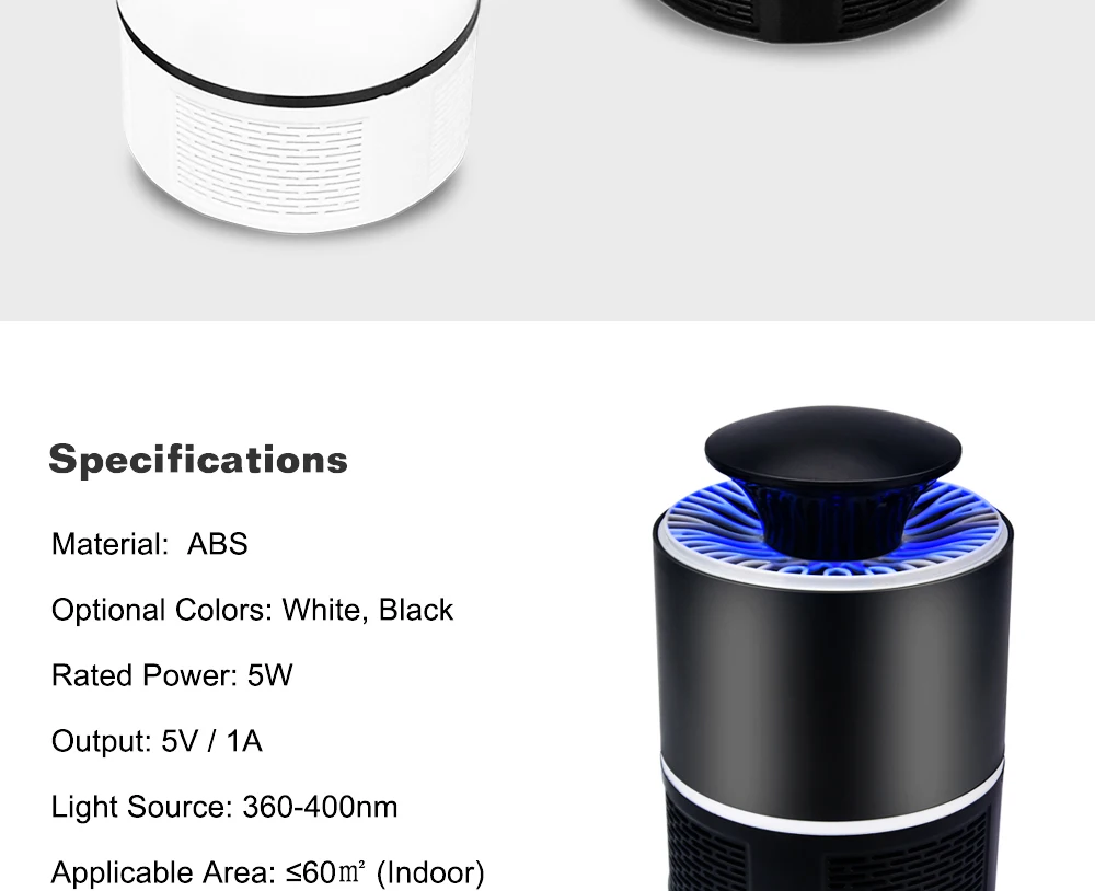 ETONTECK USB электрическая ловушка для комаров, лампа анти-ловушка для комаров светодиодный Ночной светильник лампа ошибка насекомых вредителей убийца светильник s отпугиватель вредителей