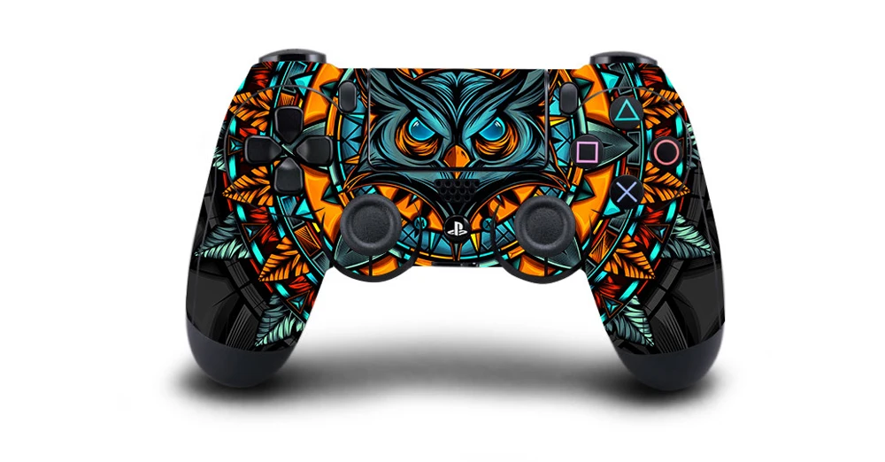 4 шт./компл. PS4 контроллер кожи Стикеры Vinly наклейка кожного покрова для sony Игровые приставки 4 DualShock Беспроводной геймпад
