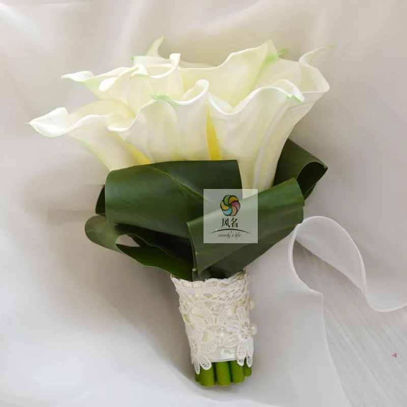 DIY европейский стиль простой и элегантный пасторальный сад Калла цветок букет