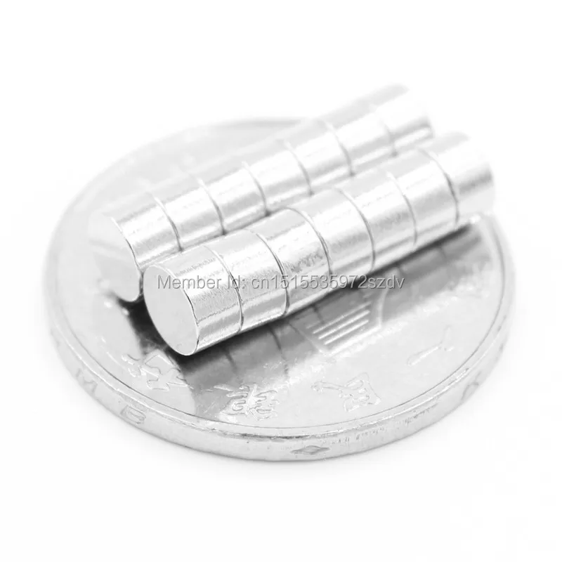 

1000pcs Strong Round Dia 5mm x 2mm N35 Rare Earth Neodymium Magnet Art Craft Fridge 5x2mm