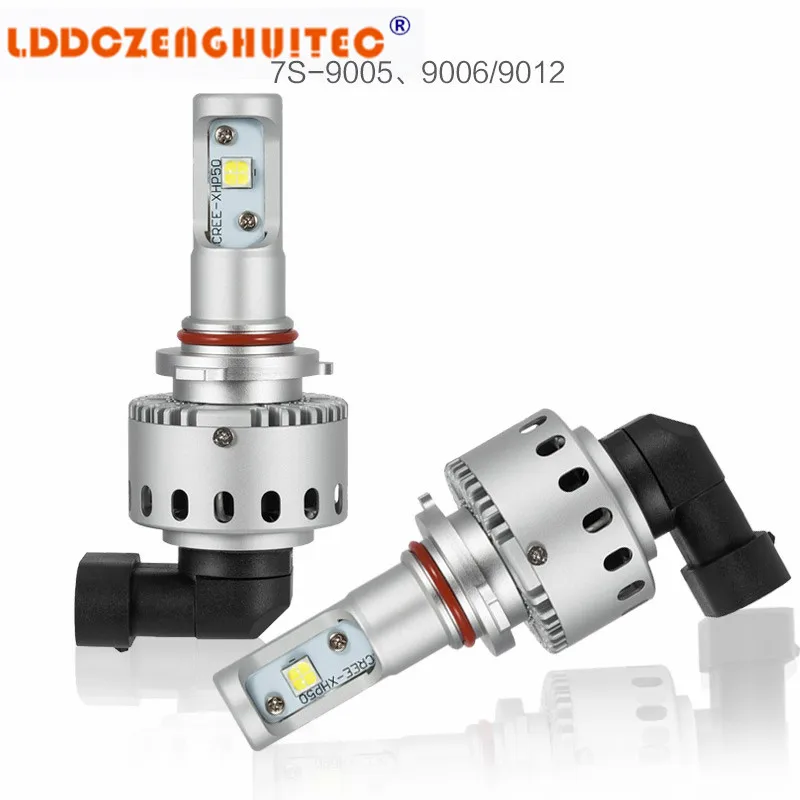 LDDCZENGHUITEC 2 шт. 7S все в одном H4 светодиодный комплект автомобильных фар 40 Вт 6000LM 6500 к