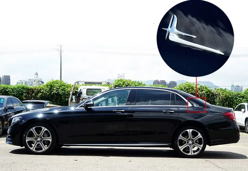 Для Mercedes Benz C E Class W205 W213 C180L C200L C260L C320L 2015 2016 2017 автомобиль ABS хромированные CLengthened