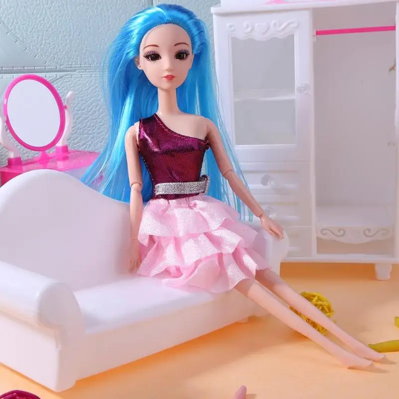 Модные куклы головы длинные волосы 3D глаза женская фигура выпечки торт формы для