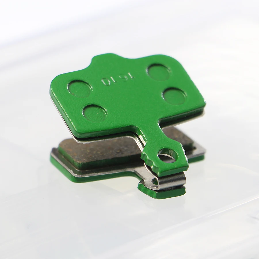 20 пар в коробке Зеленые Полимерные велосипедные дисковые Тормозные колодки для