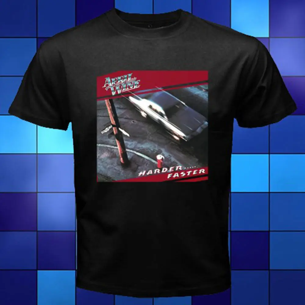 Новый апреля вина сложнее быстрее рок-группа Черная футболка Размеры S к 3XL |