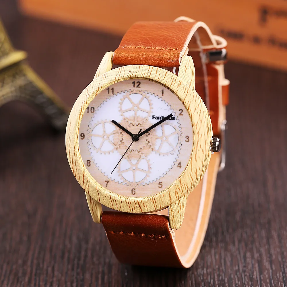 Часы мужские с кожаным ремешком аналоговые кварцевые Круглые под платье