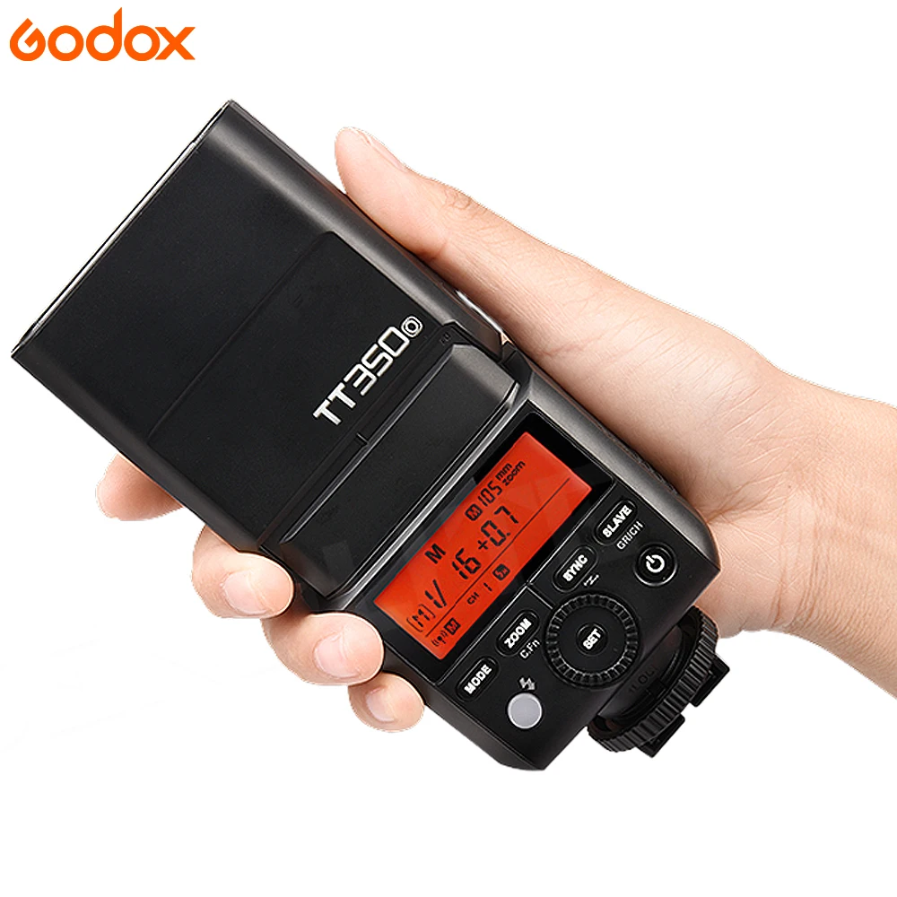 Вспышка GODOX TT350O Mini светильник 2 4G Беспроводная HSS TLL 1/8000s Master Speedlite Flash для камеры