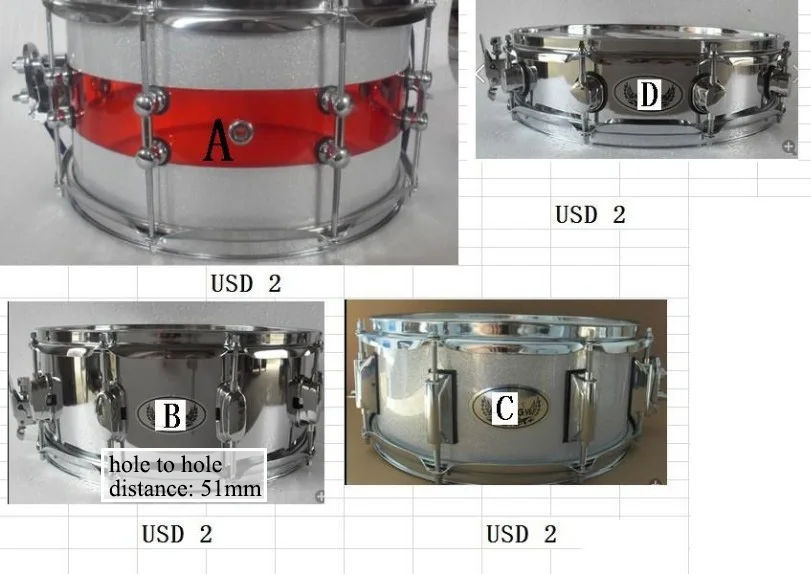 Двусторонний наконечник для барабана snare наконечник для барабана s