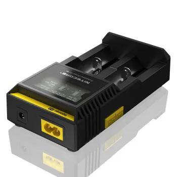Оригинальное зарядное устройство Nitecore D2 ЖК-дисплей умная Зарядка для батарей 18650