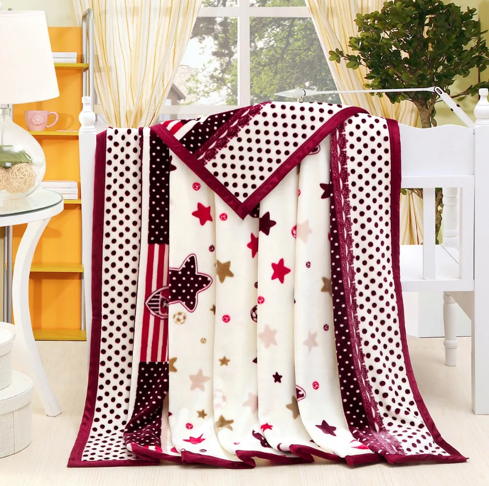 Мультфильм Одеяло 6 стилей коралловый флис Ткань анти пиллинг S для взрослых